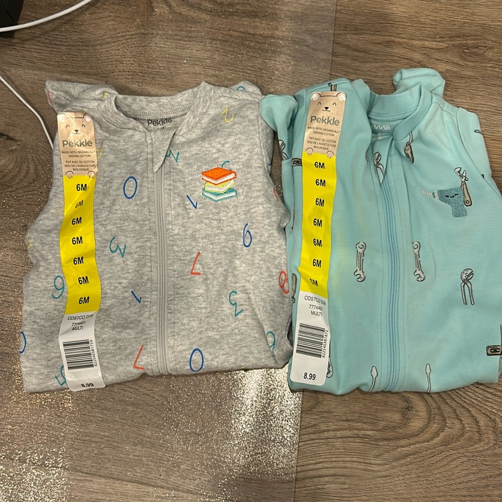 Lot of 2 NWT boys 6M pekkles